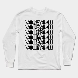 Volleyball Oldschool Game Birthday Gift Shirt T-Shirt Long Sleeve T-Shirt